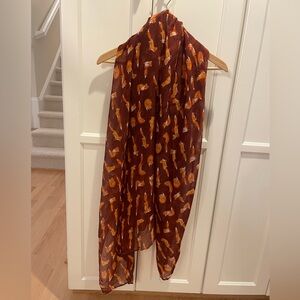 Fox Print Scarf